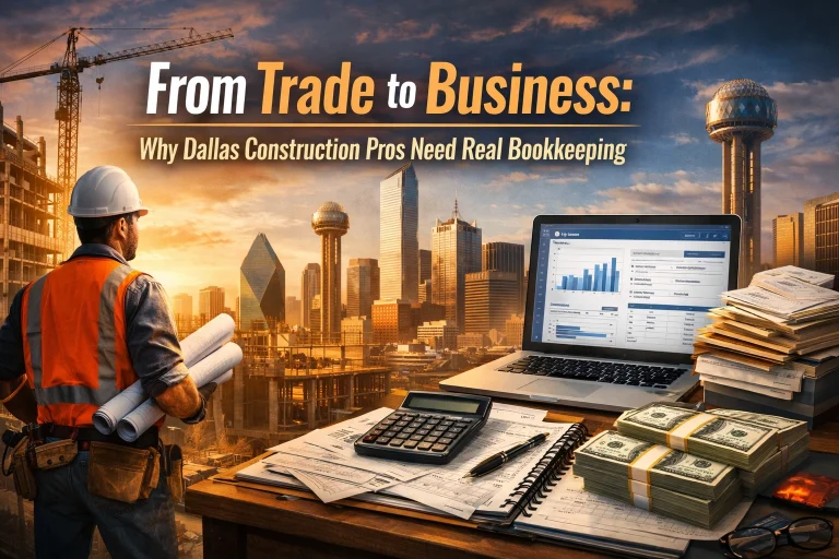 From Trade to Business: Why Dallas Construction Pros Need Real Bookkeeping